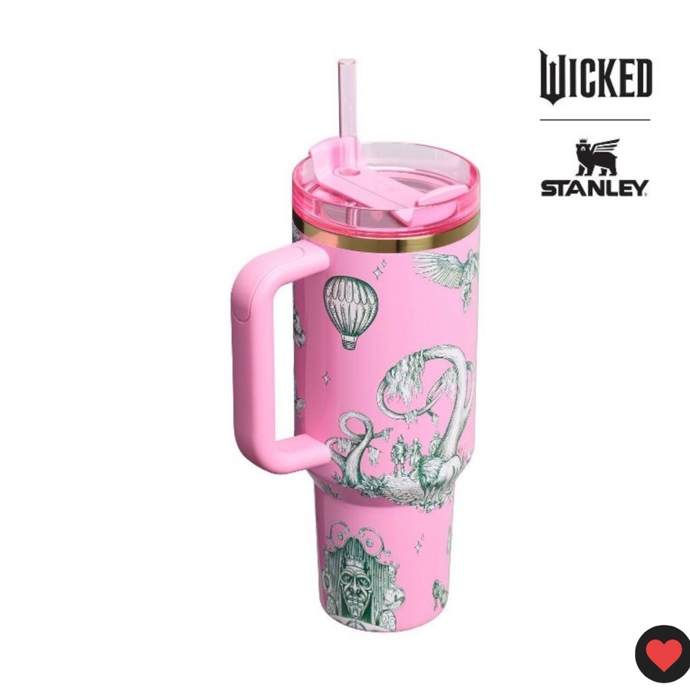 Stanley x Target 40 oz Katie Kime Wicked Pink Ozian Reprise New! In sealed box - Picture 2 of 7
